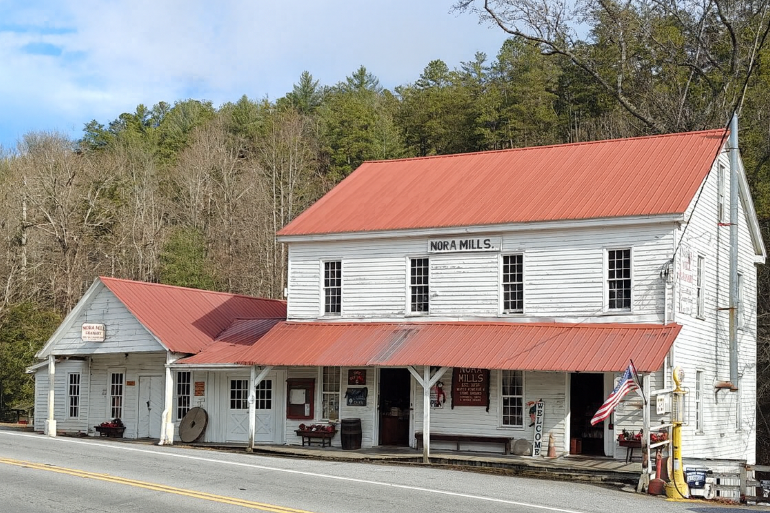 Nora Mill Granary on the Chattahoochee River